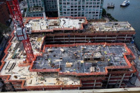 Brooklyn waterfront construction