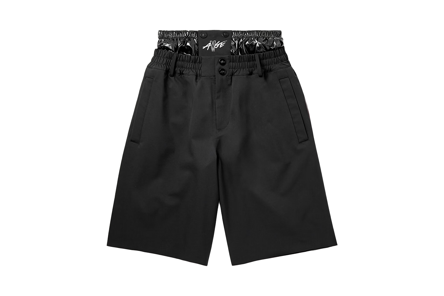 Moncler + A$AP Rocky Wide-Leg Shell-Trimmed Shorts