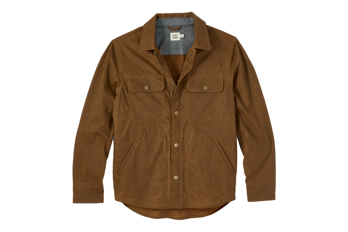 Flint and Tinder The Bighorn Waxed Shirt Jacket