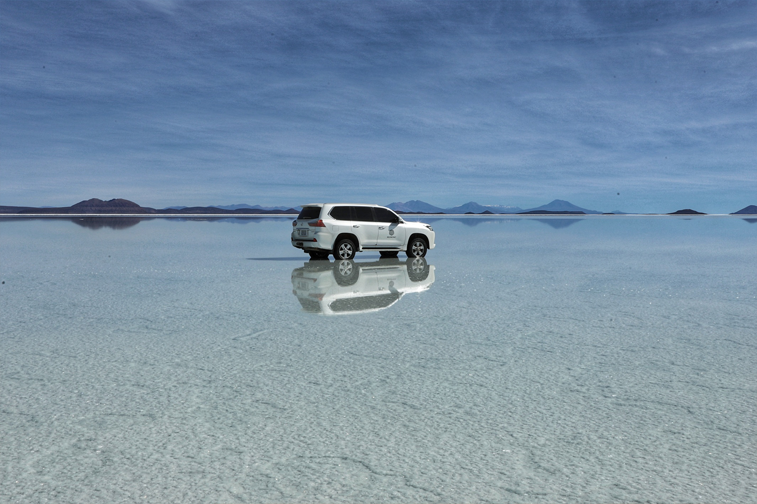 A Lexus LX570 is Explora's vehicle of choice.