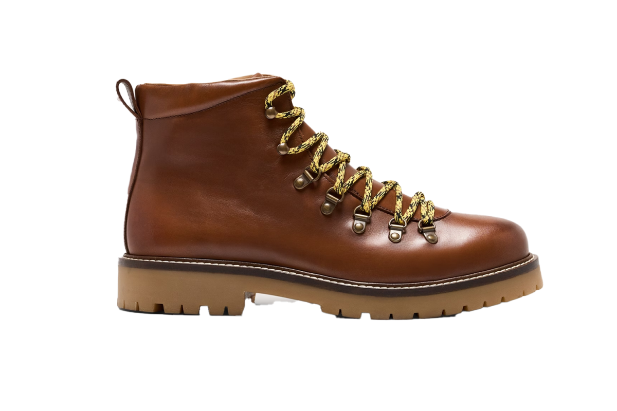 Banana Republic Burnished Leather Alpine Boot