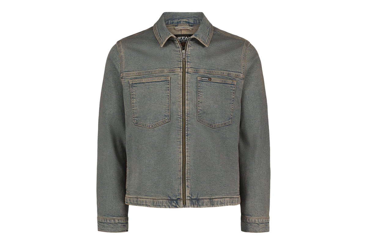 Buffalo Denim Jett Men’s Zip-Front Denim Jacket