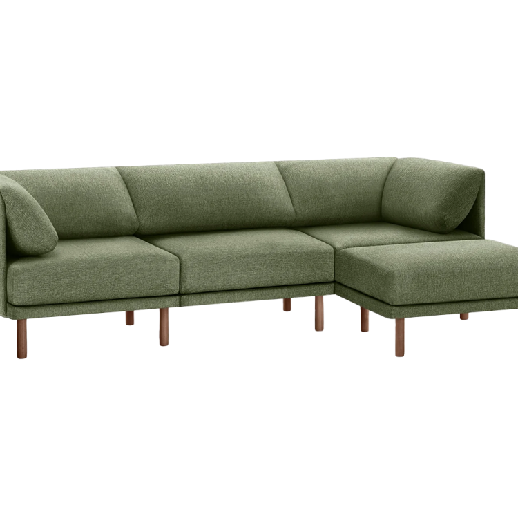 Burrow Modular Sofa on transparent background