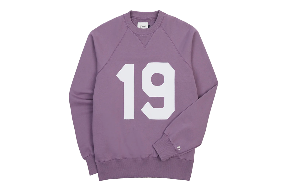 Drake’s ‘1977’ Appliqué Cotton Sweatshirt