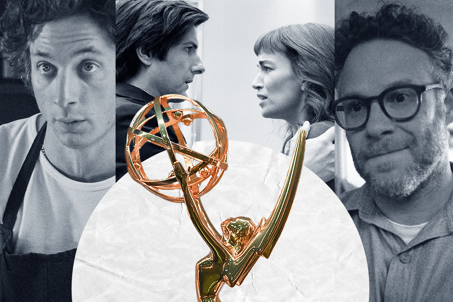 Emmys 2025 nominees, including Jeremy Allen White, the cast of Severance and Seth Rogen