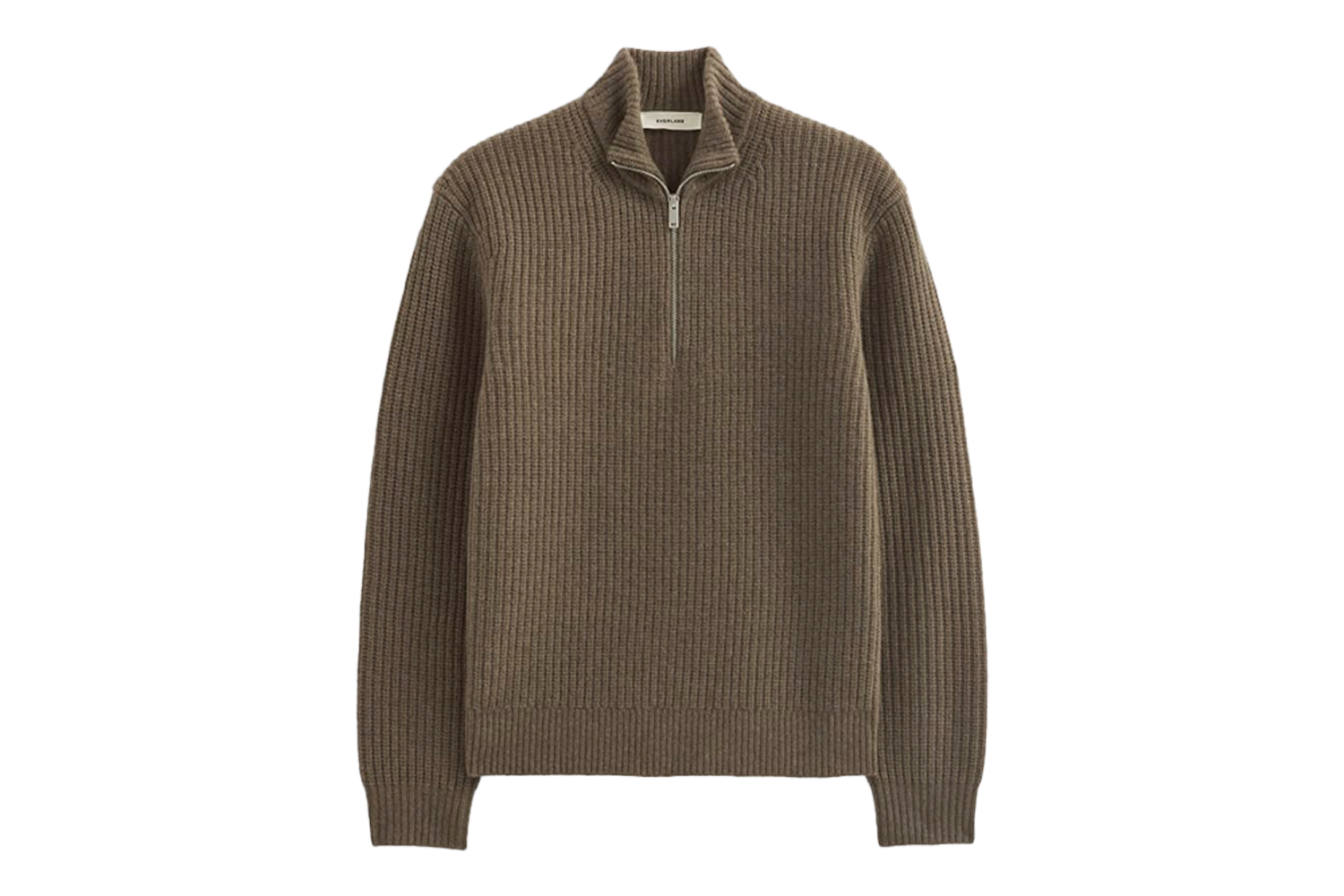 Everlane The Felted Merino Half-Zip Sweater