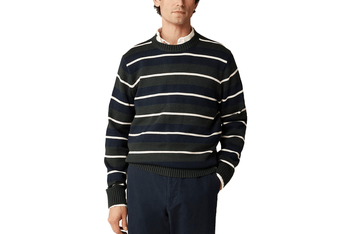 J.Crew Heritage Cotton Stripe Sweater