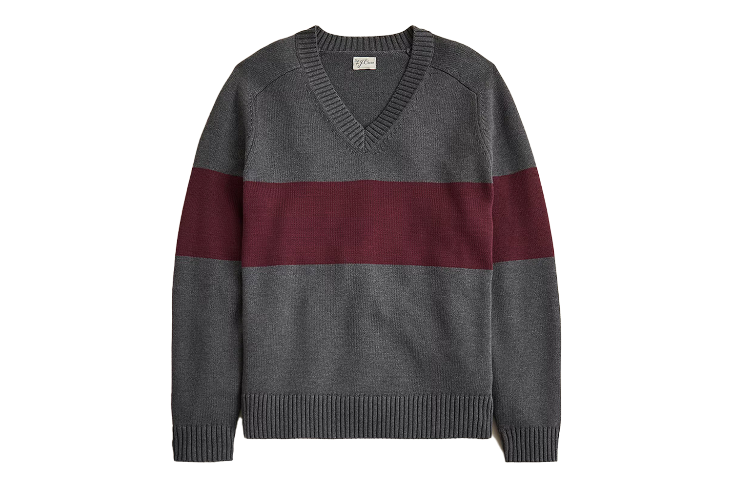 J.Crew Heritage Cotton V-Neck Sweater