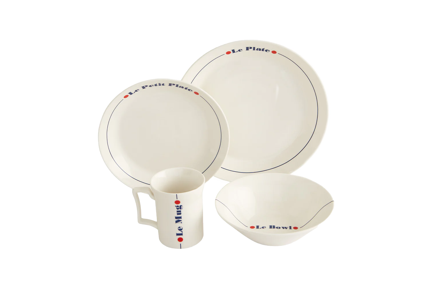 Jonathan Adler Le Dinnerware Four-Piece Dinner Set