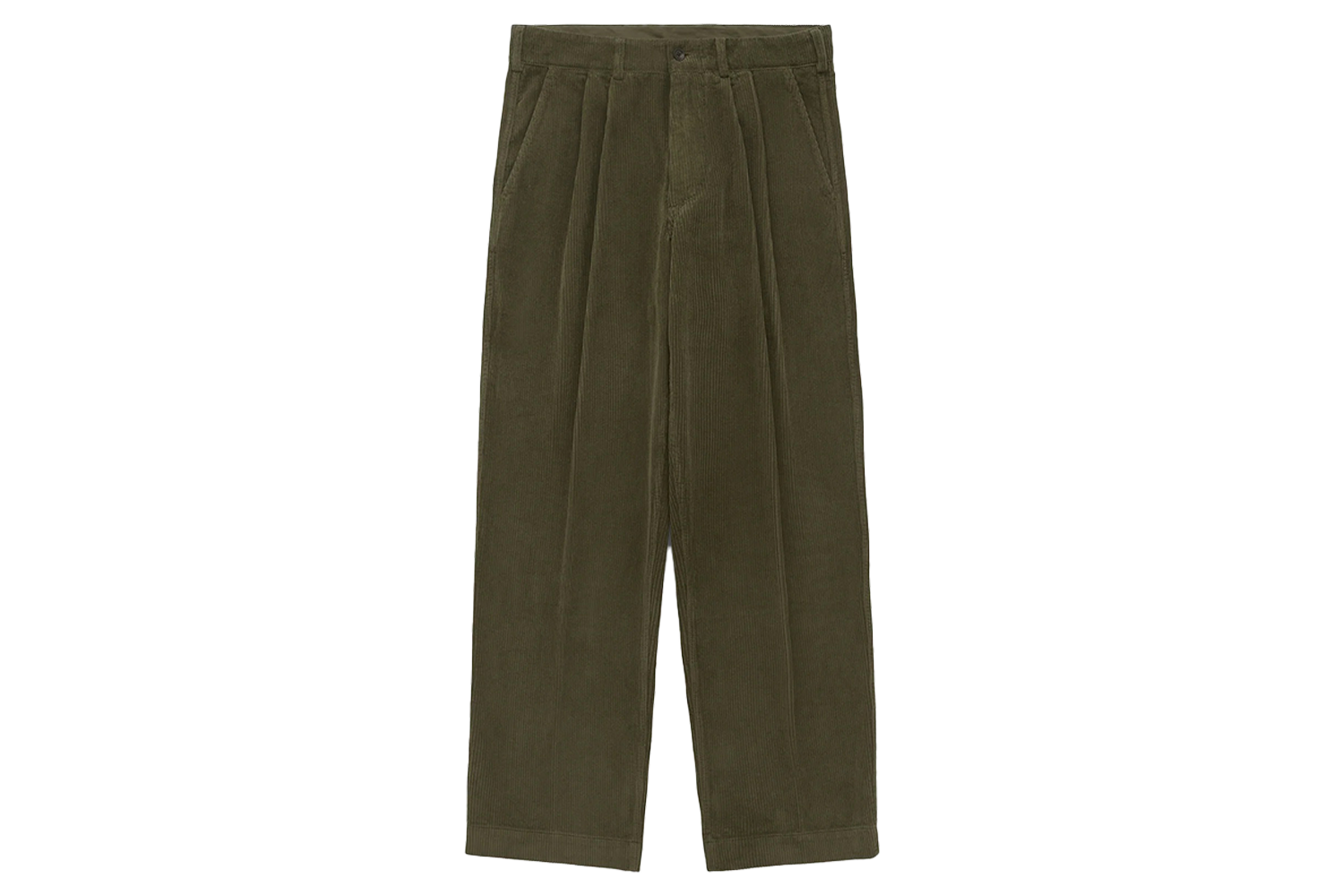 Knickerbocker Canal Pleated Corduroy Cotton Pant