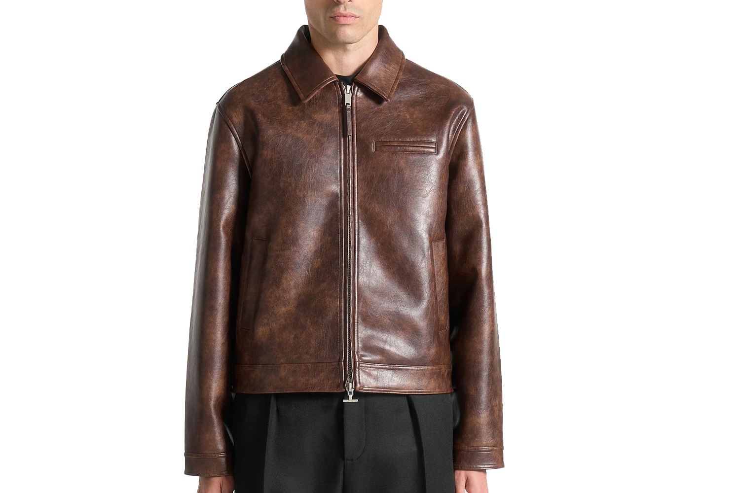 Laurent Vintage Leather Jacket