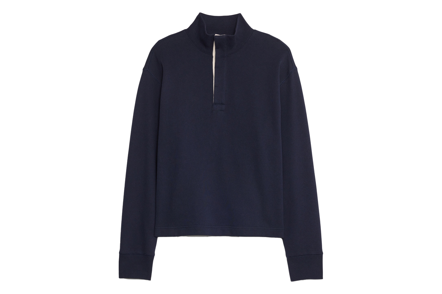 Banana Republic Terry Mock-Neck Sweatshirt