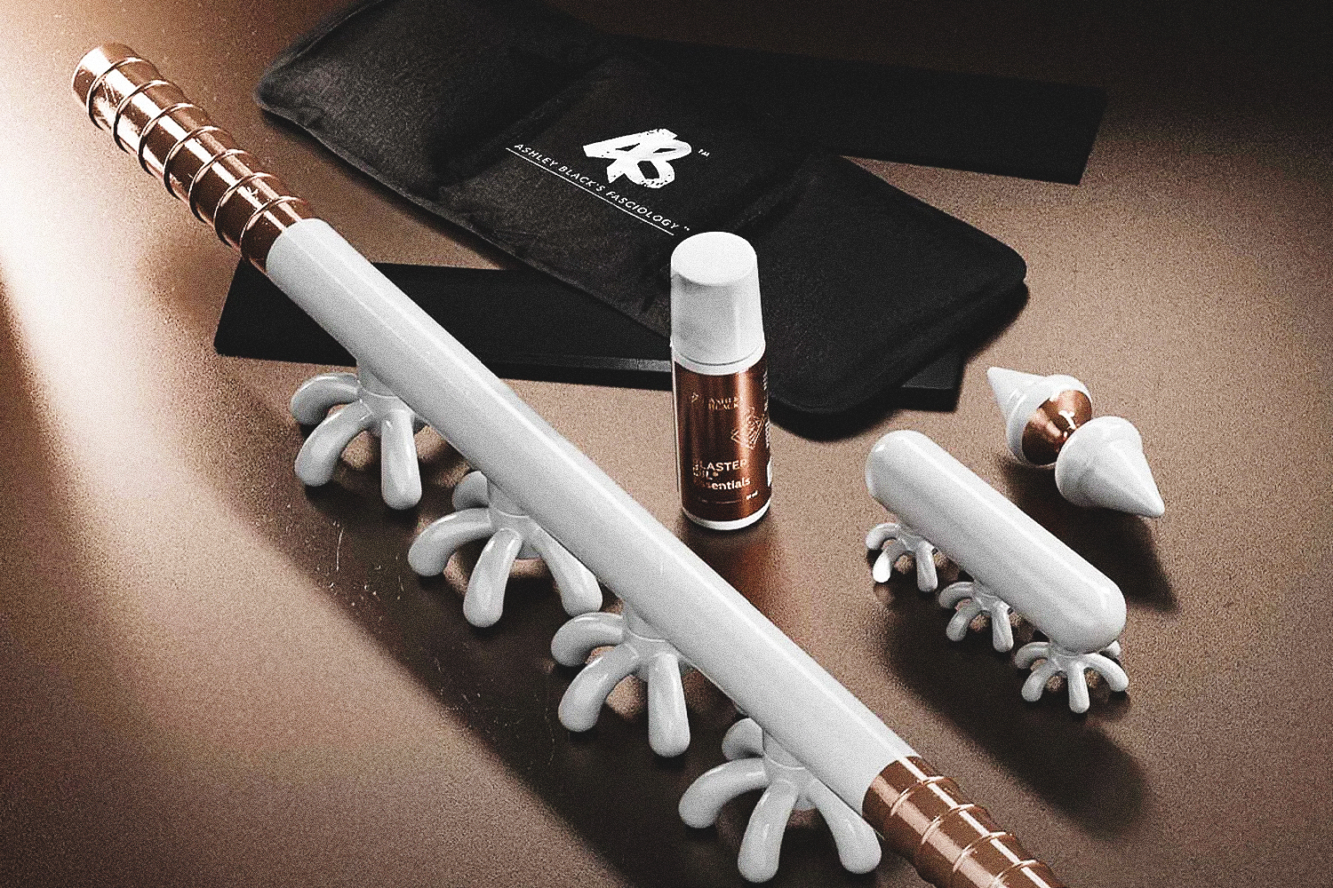 collage of recovery tools on brown textured background