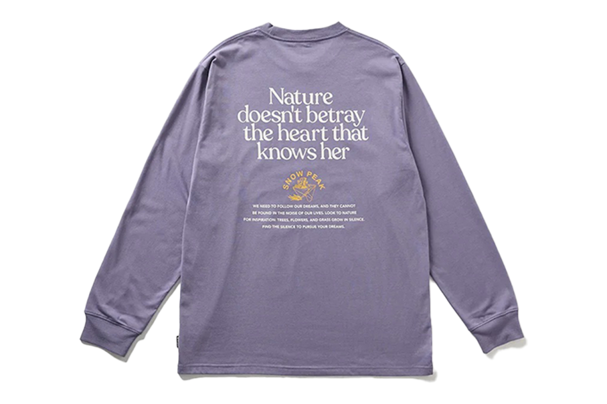 Snow Peak Living With Nature L/S T-Shirt