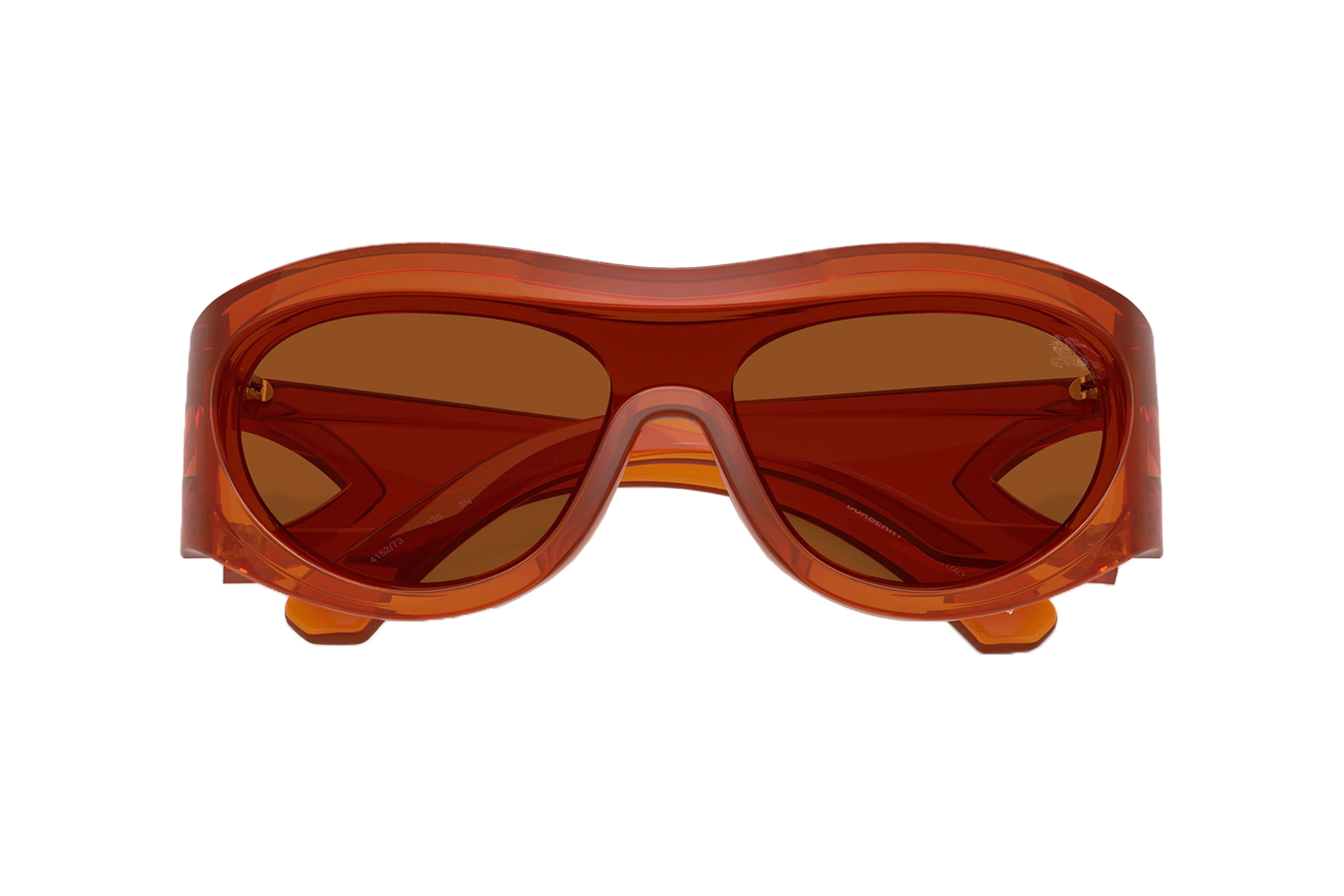 Burberry 138mm Irregular Shield Sunglasses