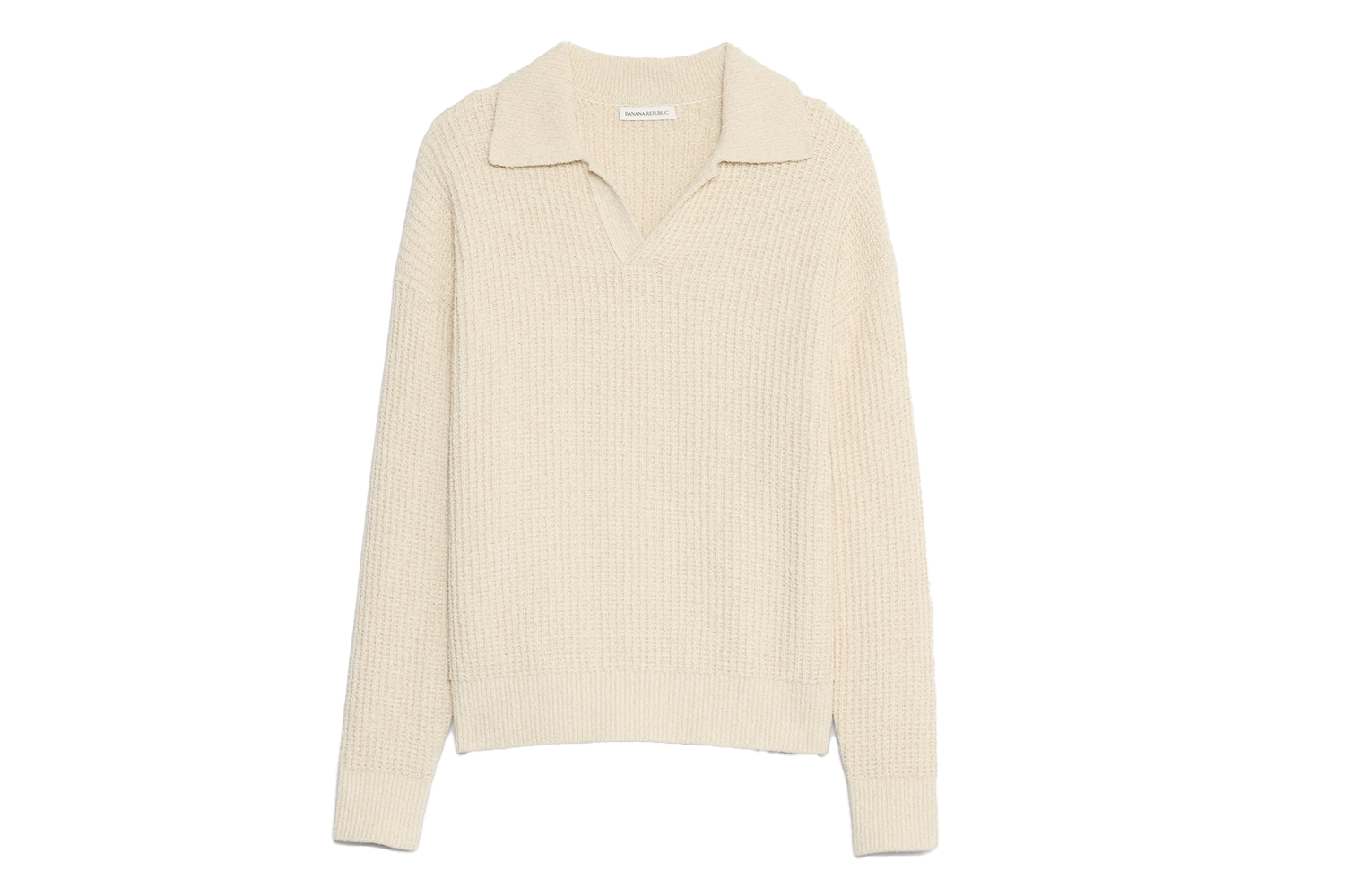 Banana Republic Chunky Cotton-Blend Sweater Polo