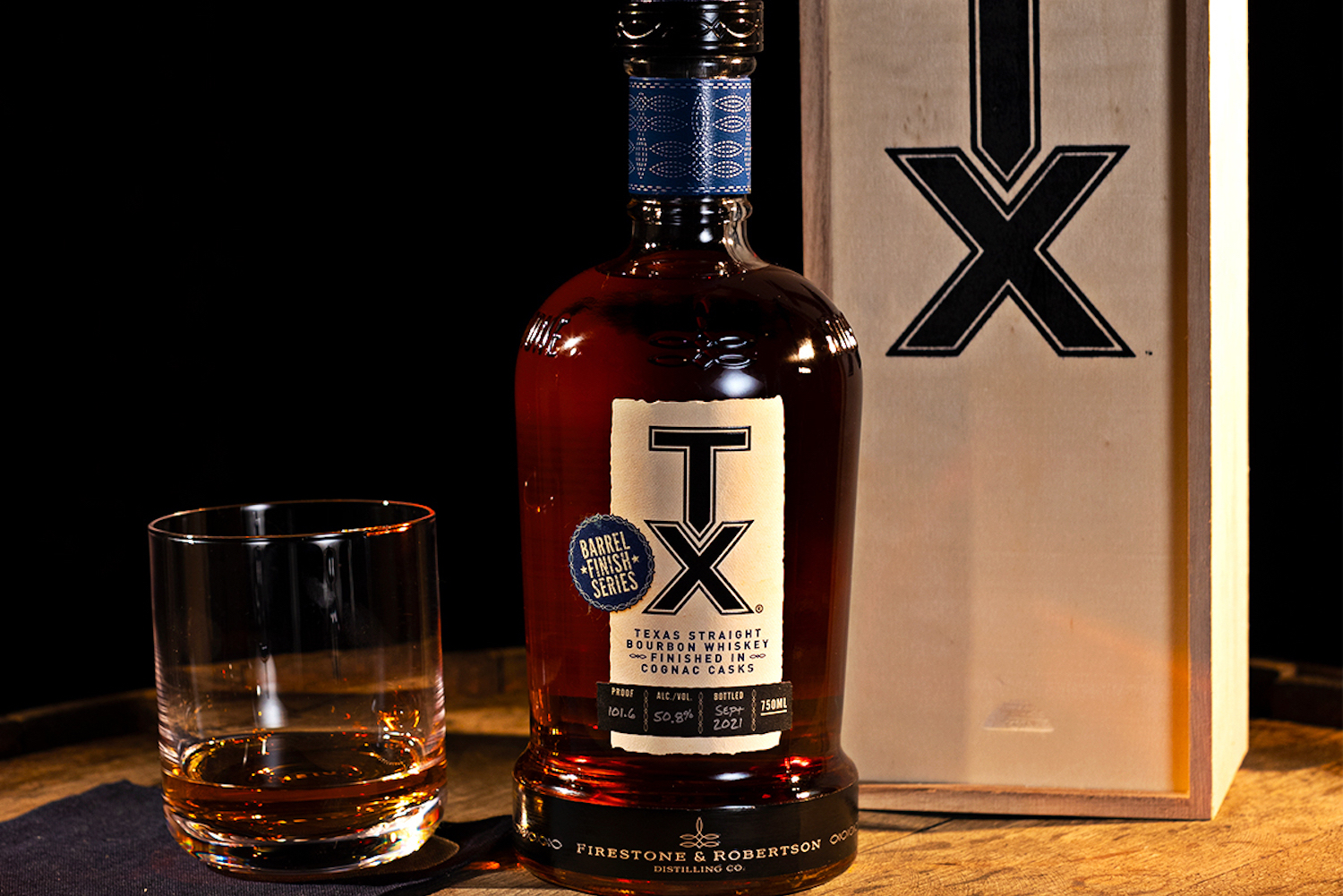 TX Bourbon Whiskey Cognac Finish