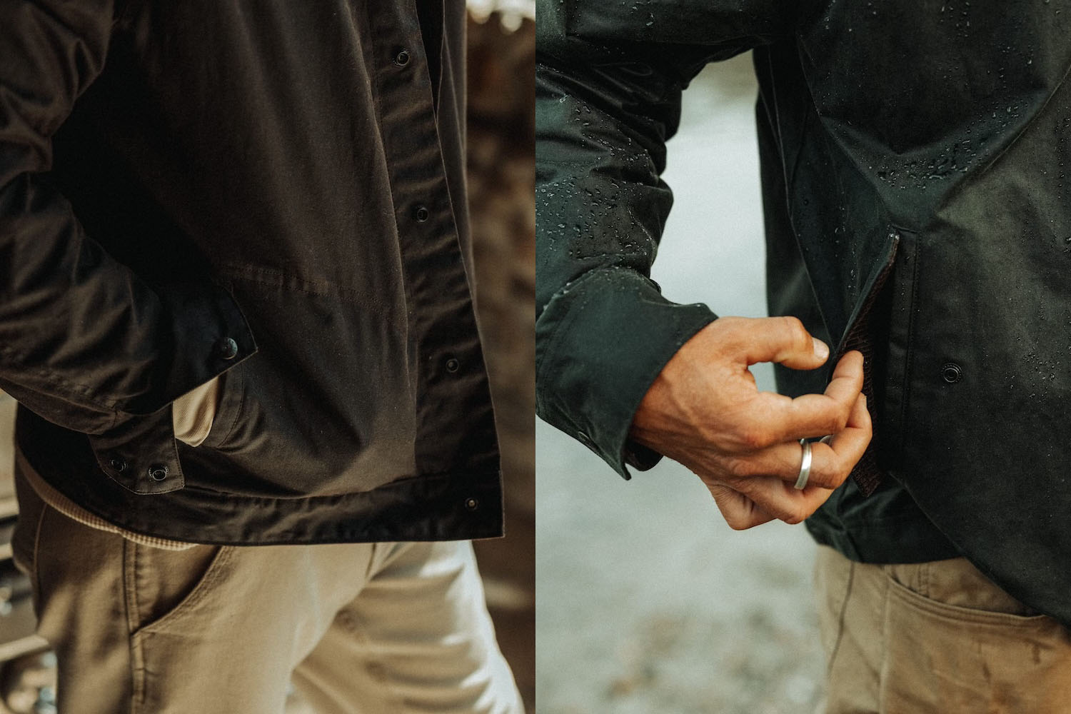 Flint and Tinder waxed jacket