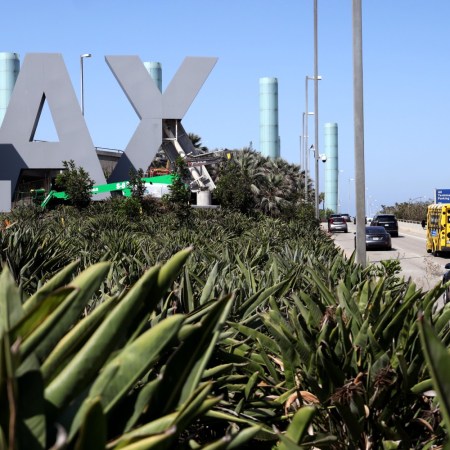 LAX Airport sign