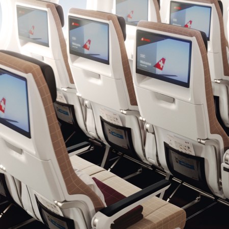 Swiss airline seating