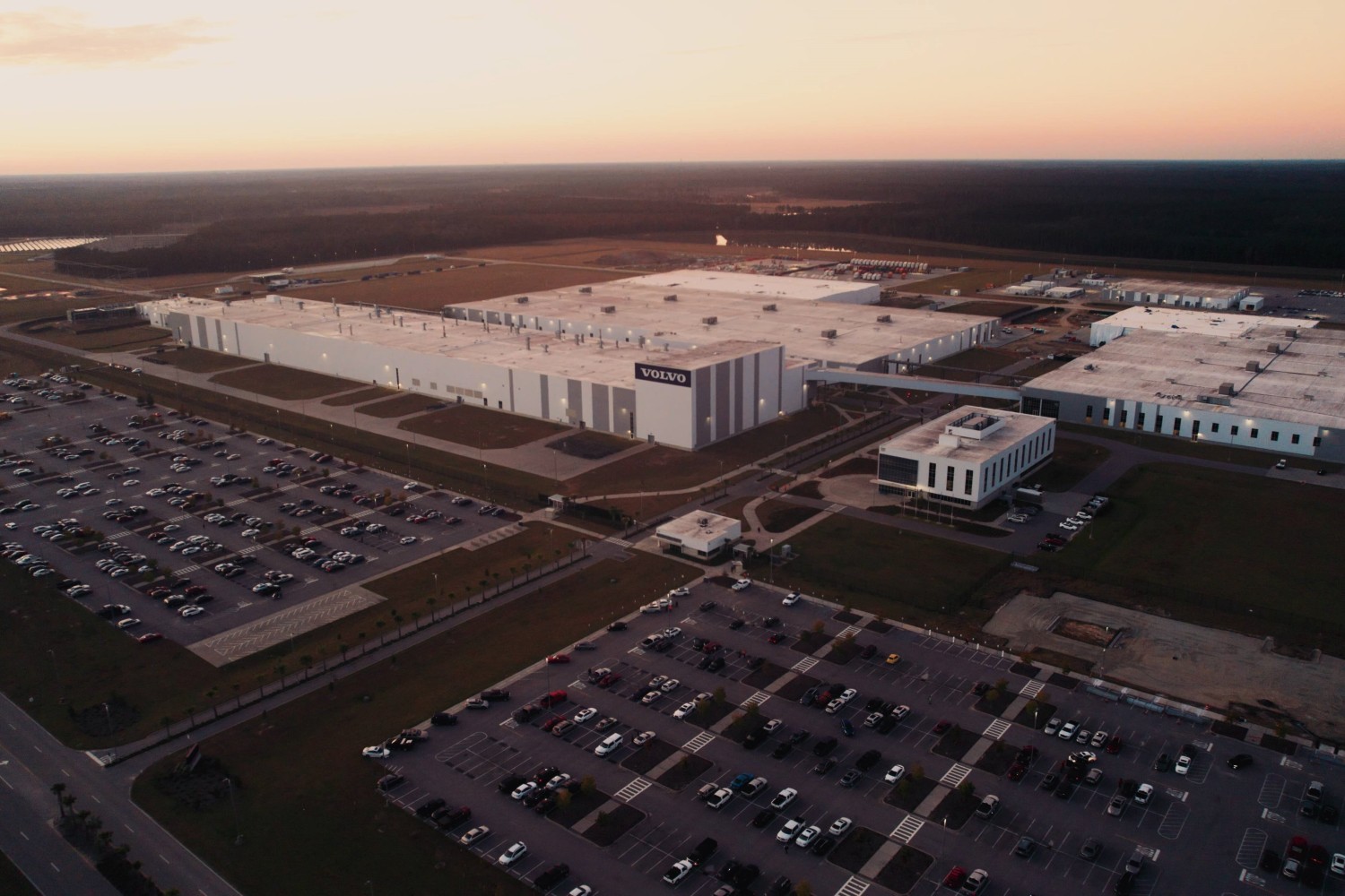 Aerial image of Volvo plant