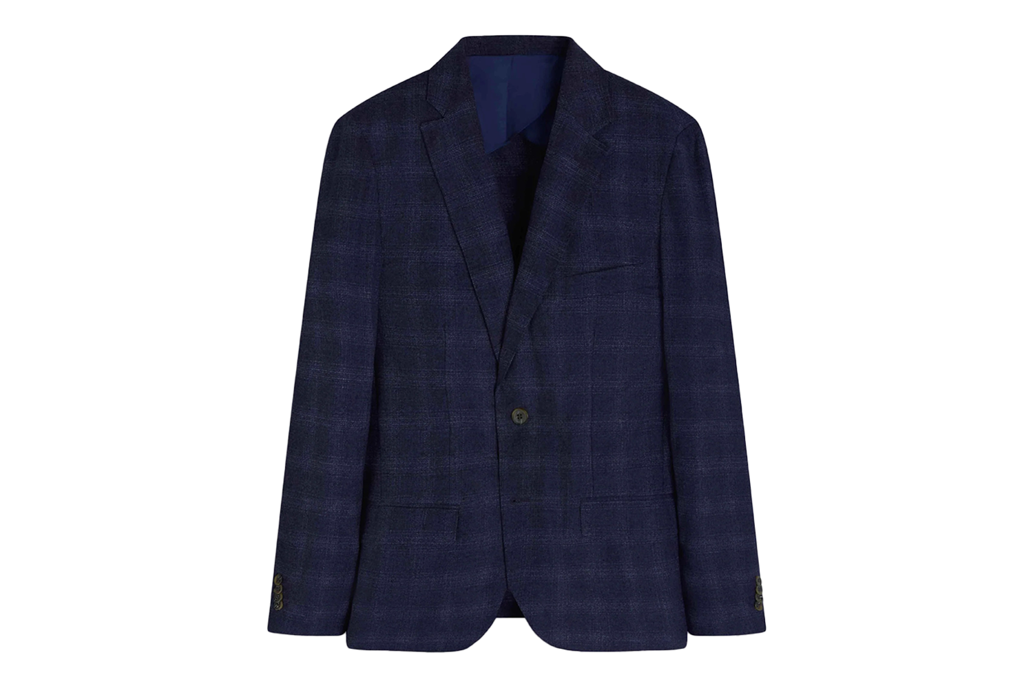 Bugatchi Windowpane Check Two-Button Blazer