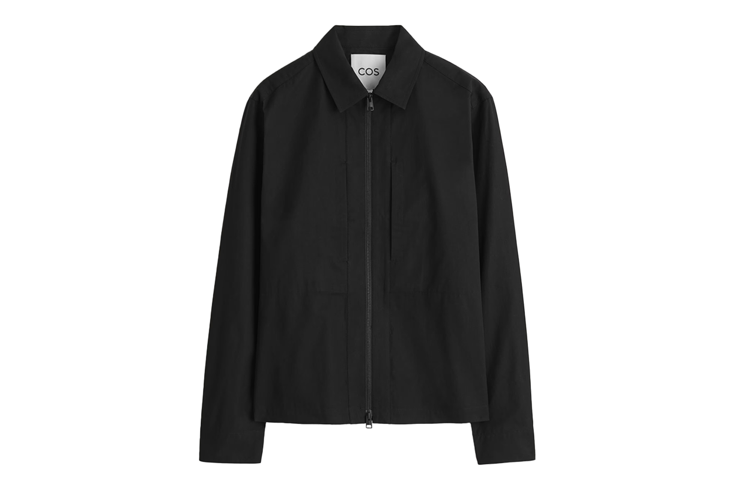 COS Cotton Zipped Overshirt