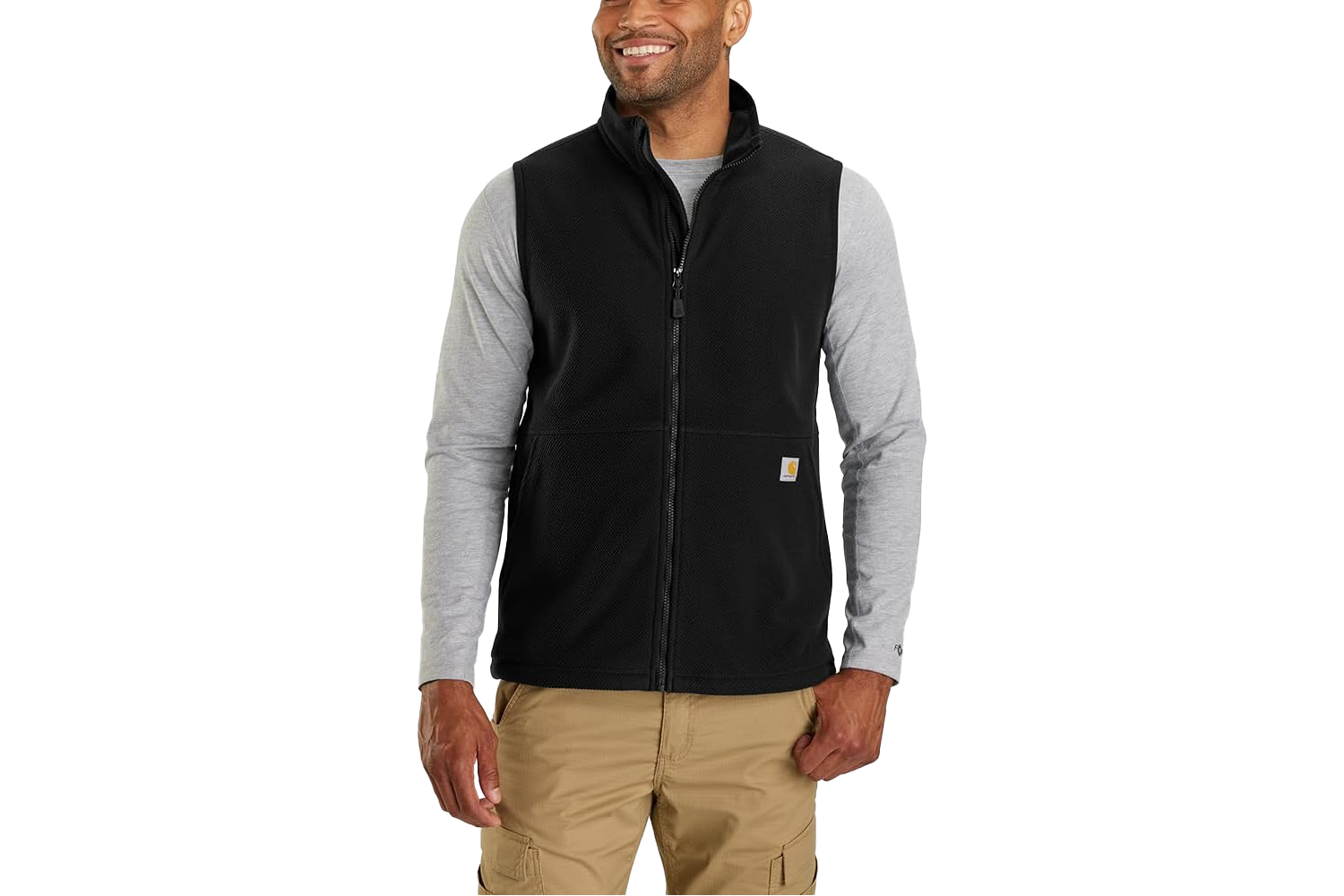 Carhartt Men’s 106418 Full-Zip Relaxed Fit Fleece Vest