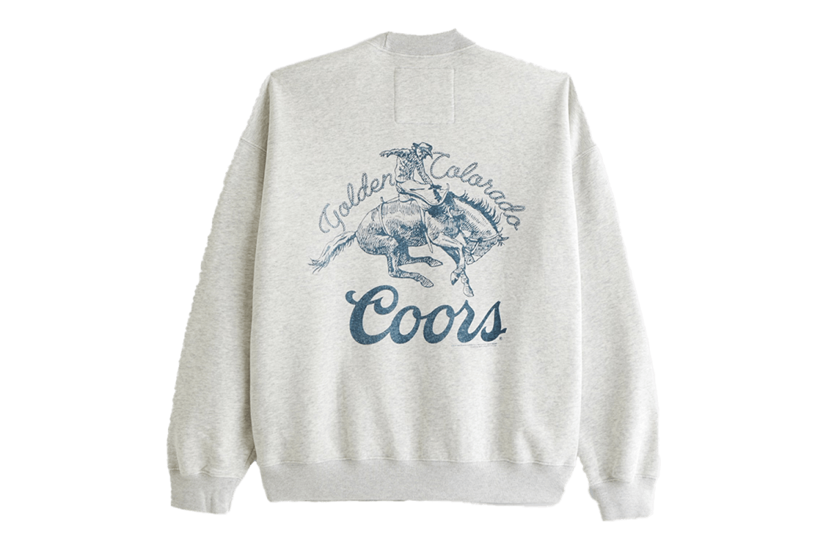 Abercrombie & Fitch Coors Graphic Crew Sweatshirt
