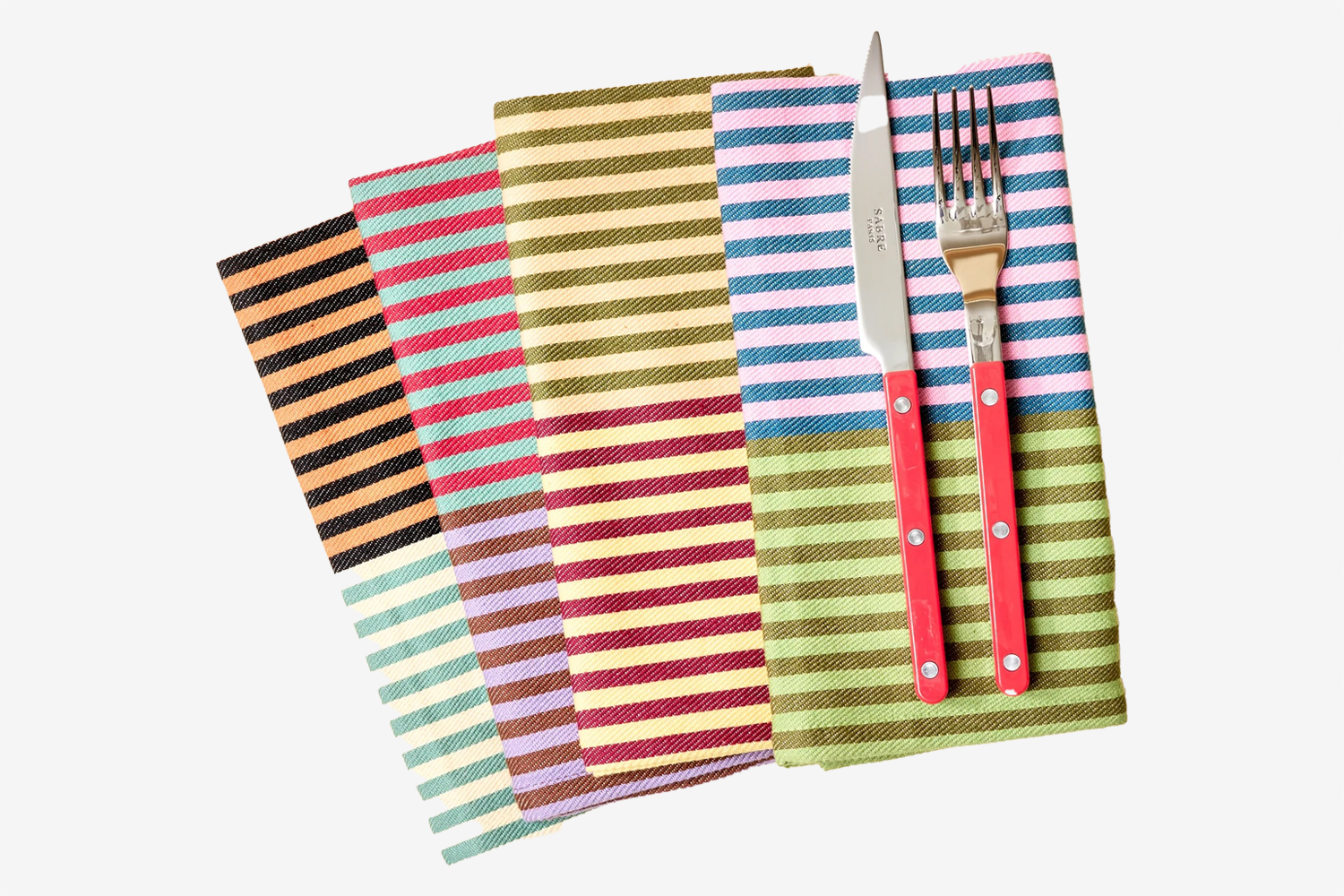 Dusen Dusen Dual Stripe Napkin Set