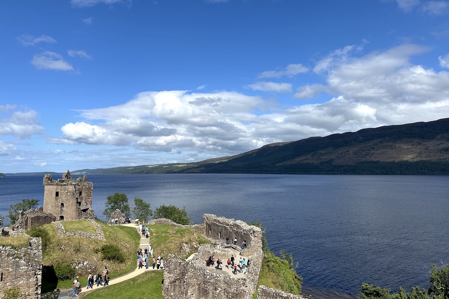 Urquhart Castle and the Loch Ness