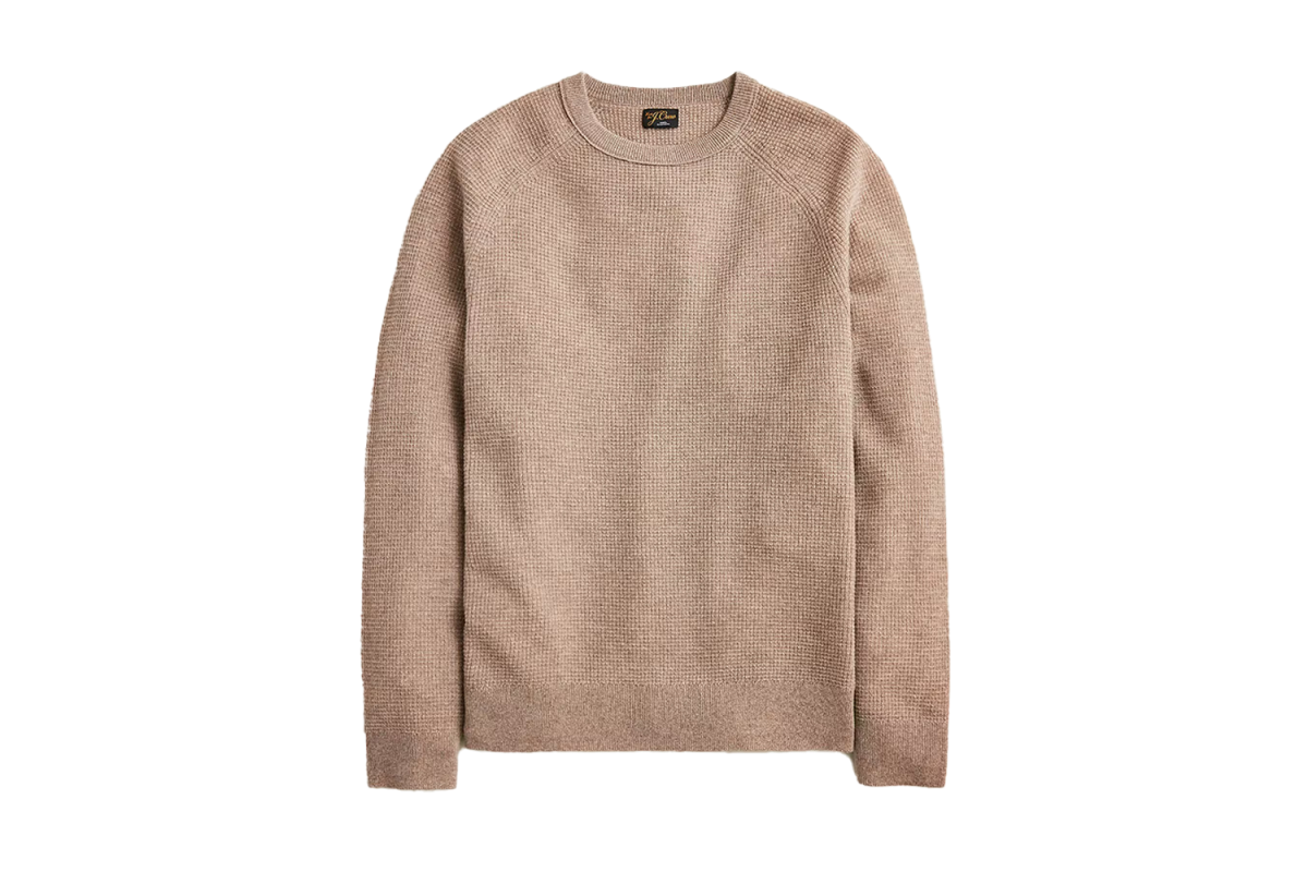 J.Crew Cashmere Waffle Sweater