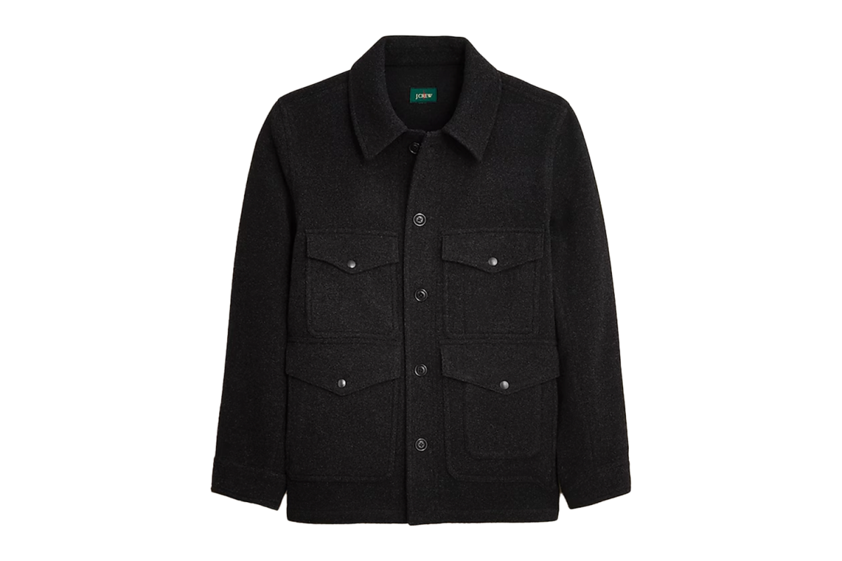 J.Crew Cruiser Jacket in Double-Faced Wool Blend