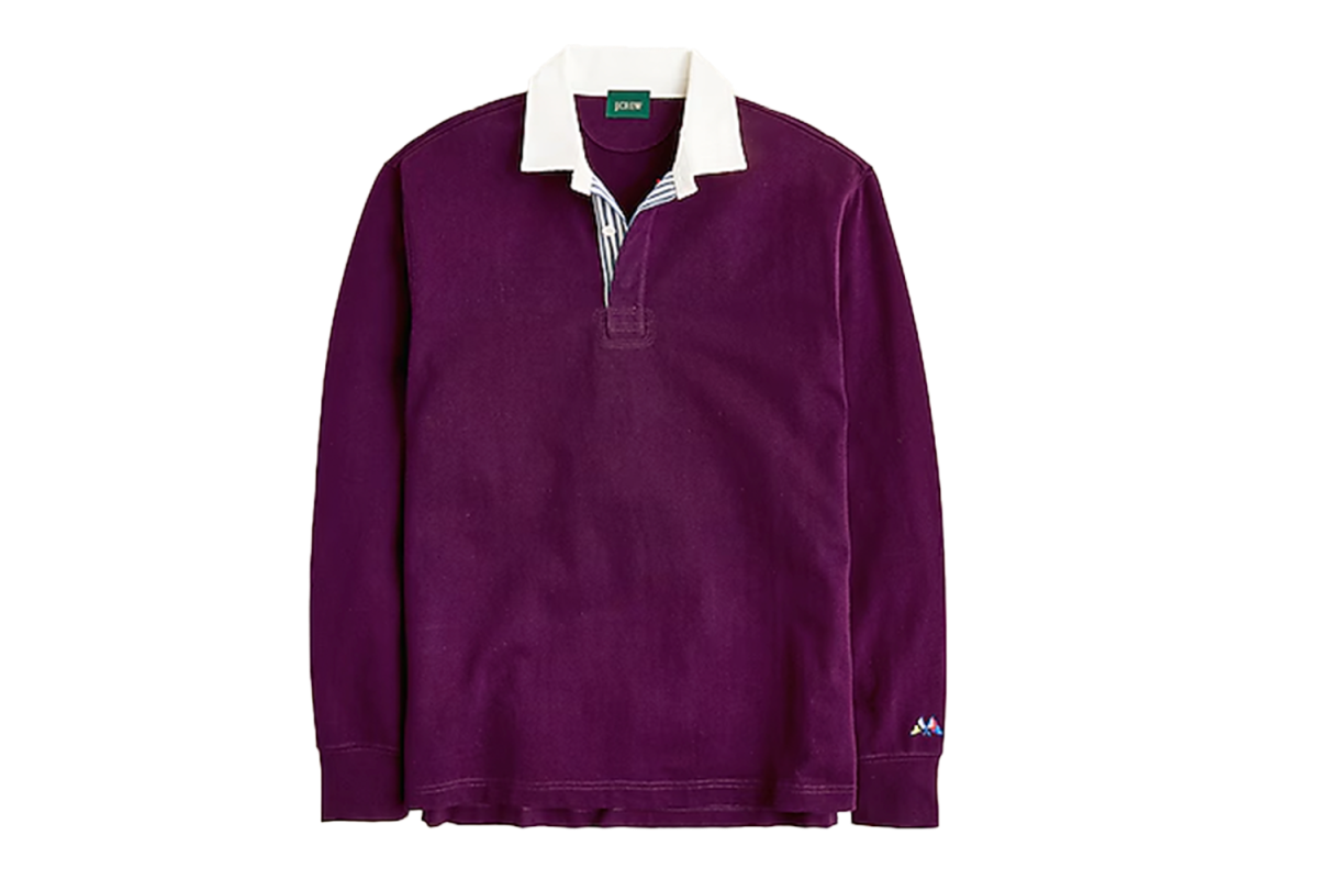 J.Crew Rugby with Striped Placket