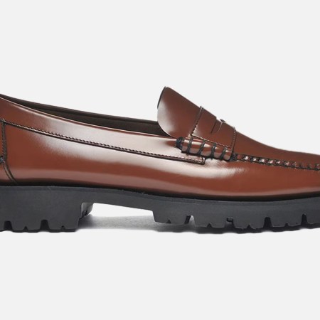 Sebago Leather Lug Sole Loafer