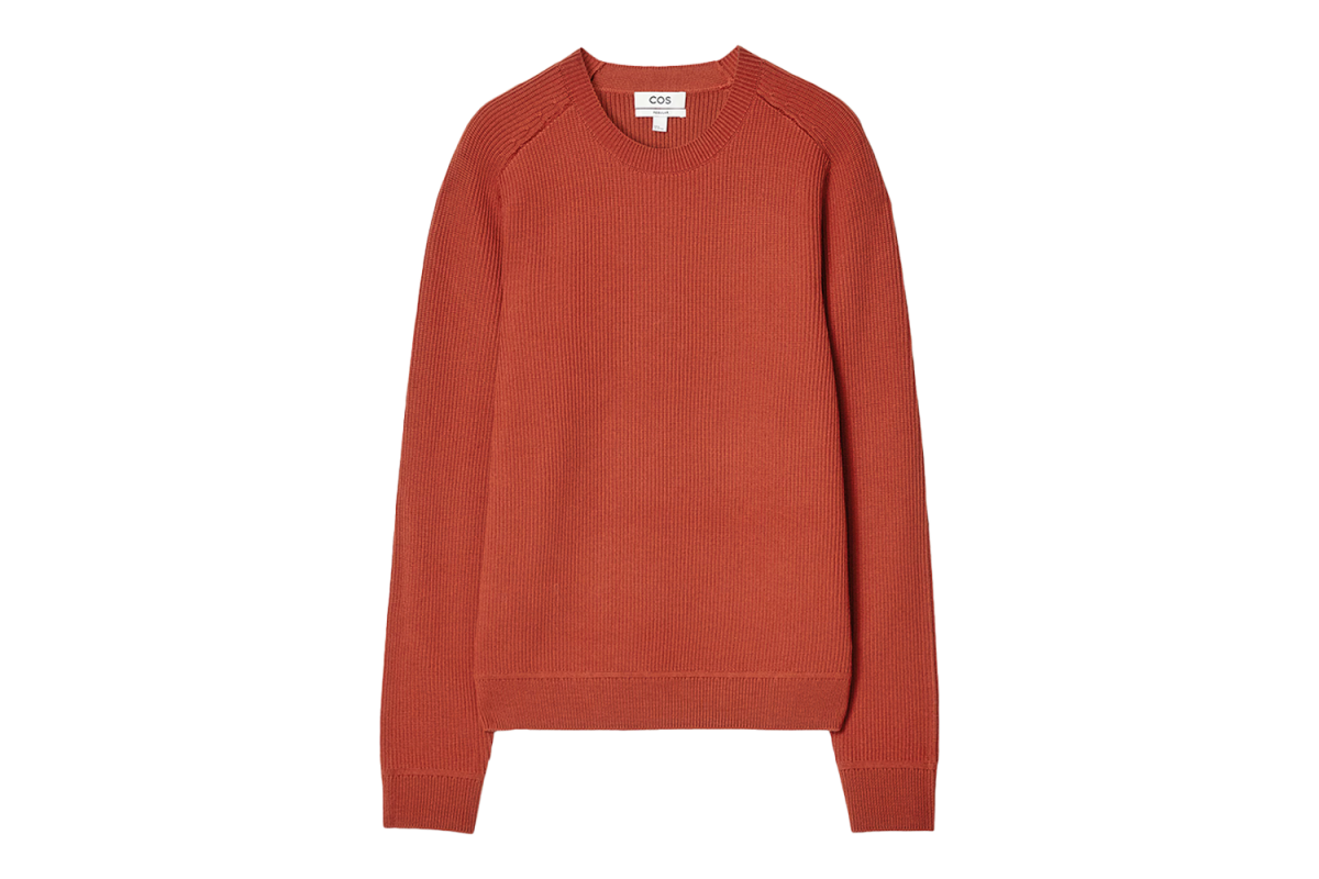 COS Ribbed Merino Wool Sweater