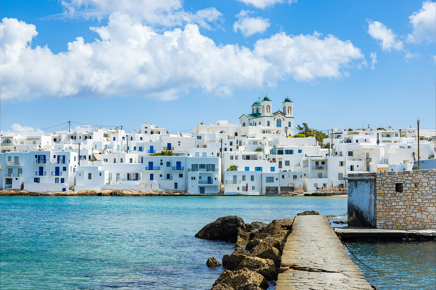 Naousa town, Paros island