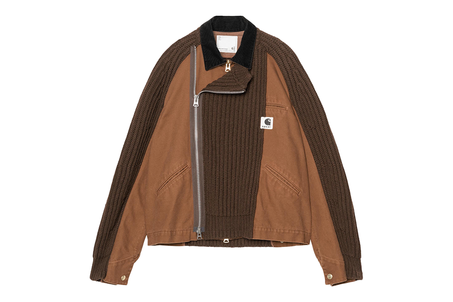 Sacai x Carhartt WIP Washed Duck x Wool Knit Blouson
