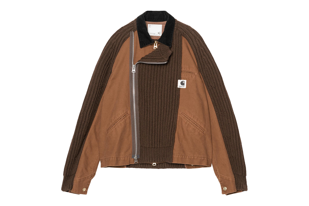 Sacai x Carhartt WIP Washed Duck x Wool Knit Blouson