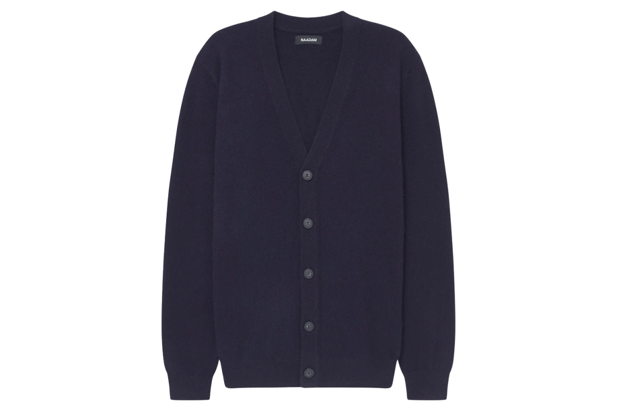 Naadam Signature Cashmere Classic Cardigan