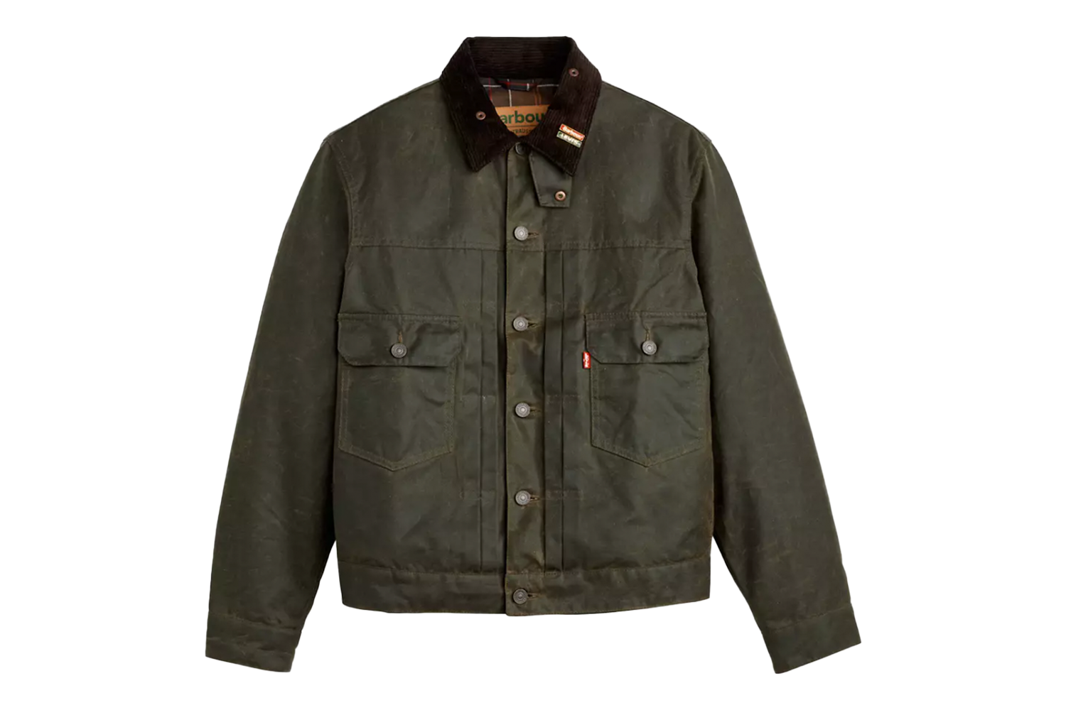 Levi’s x Barbour Type Ii Waxed Trucker Jacket
