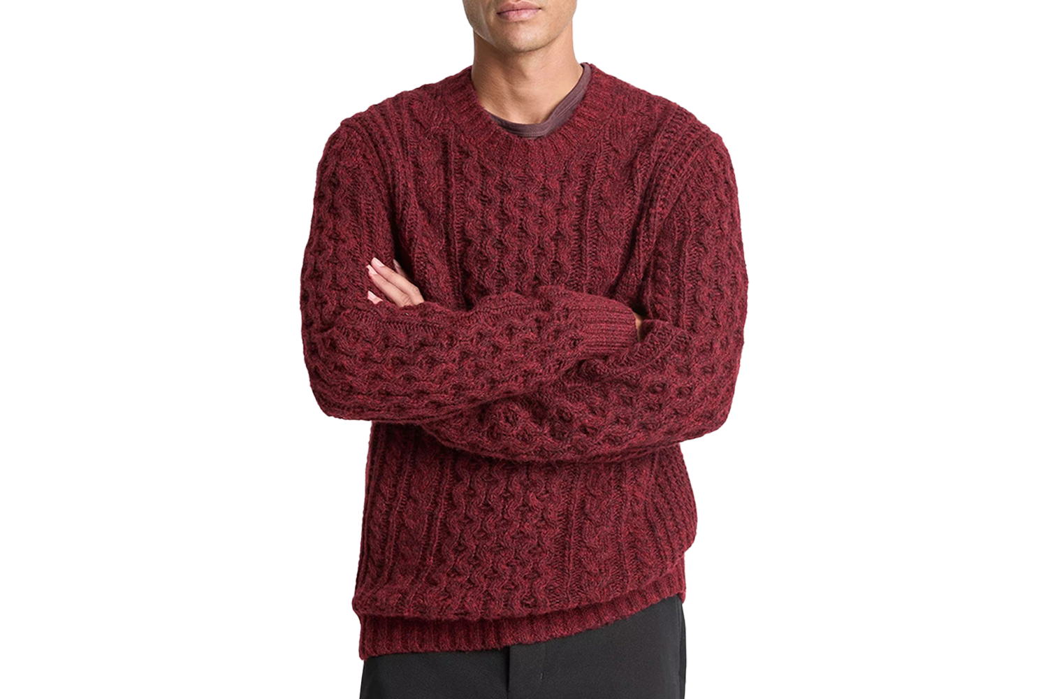 Vince Airspun Cable-Knit Sweater