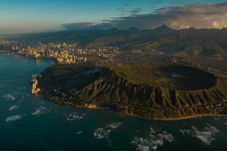 Aerial view of Hawaii