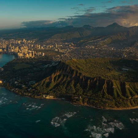 Aerial view of Hawaii