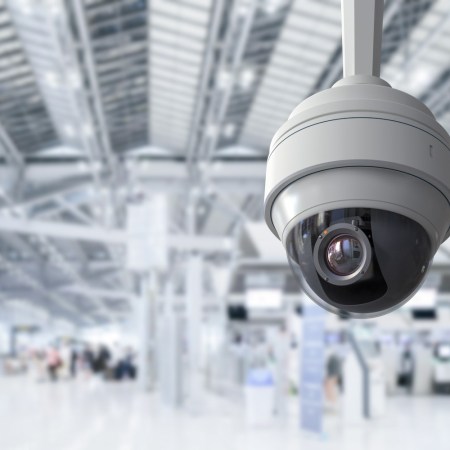 Camera in airport