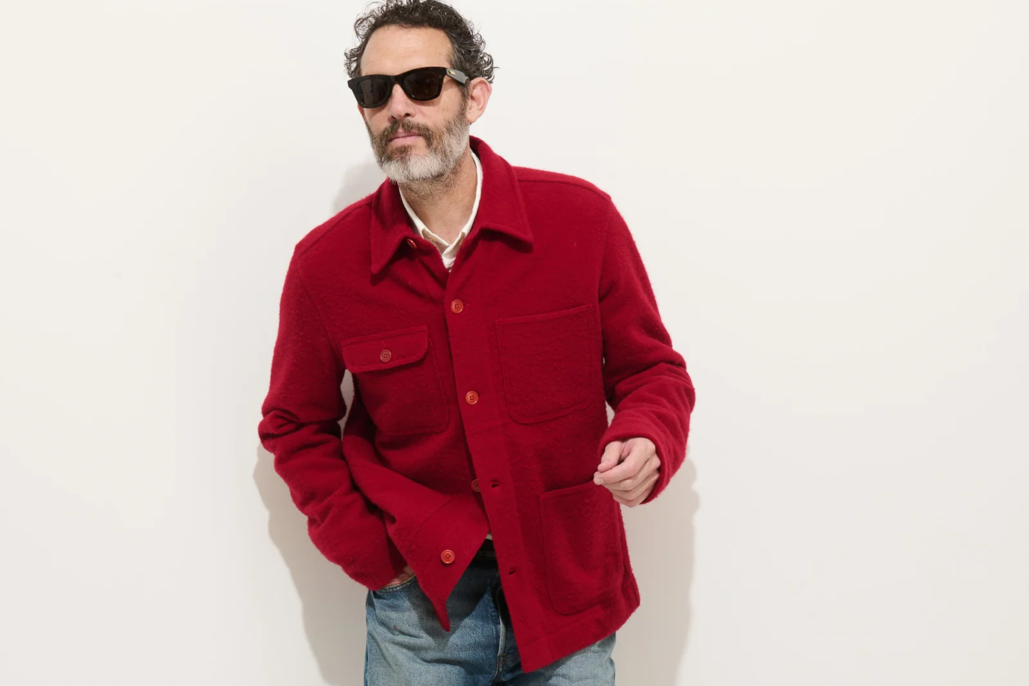 Alex Mill Merino Wool Knit Work Jacket