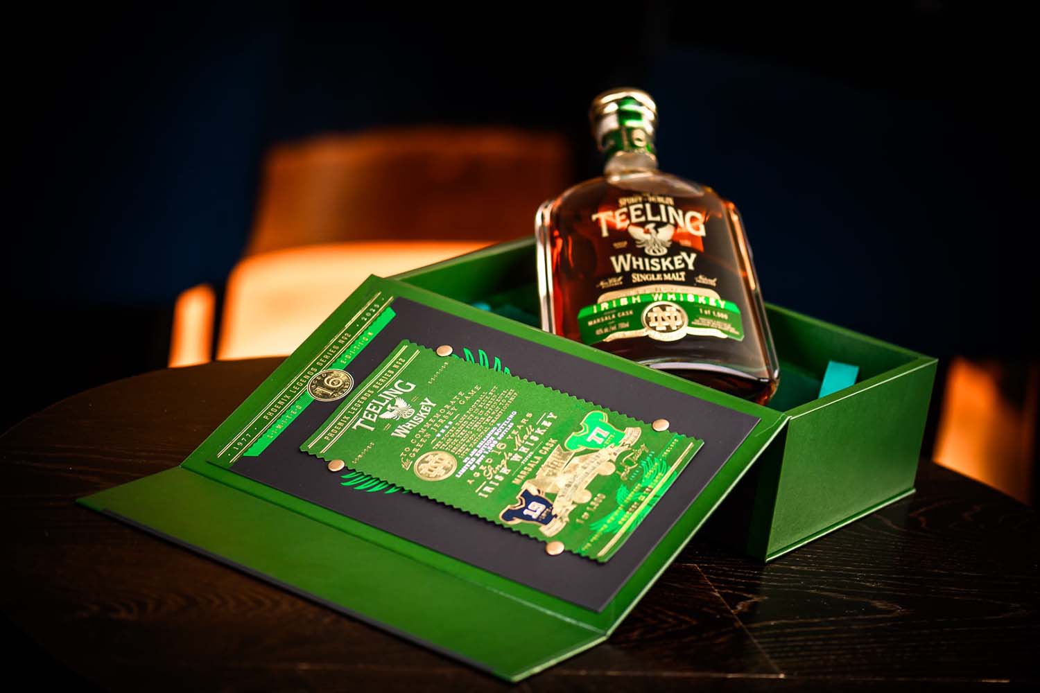 The inside of the Teeling Phoenix Series second release