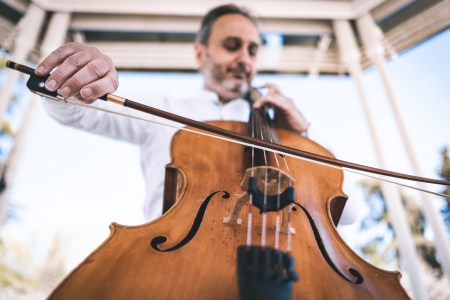 Man playing cello