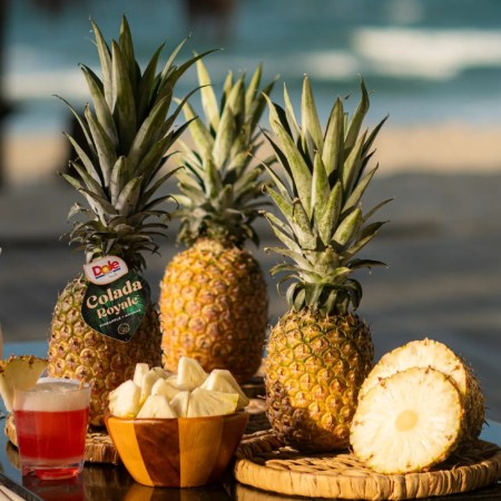 Pineapples and cocktails