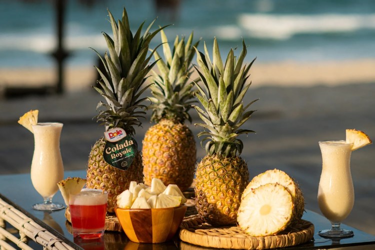 Pineapples and cocktails